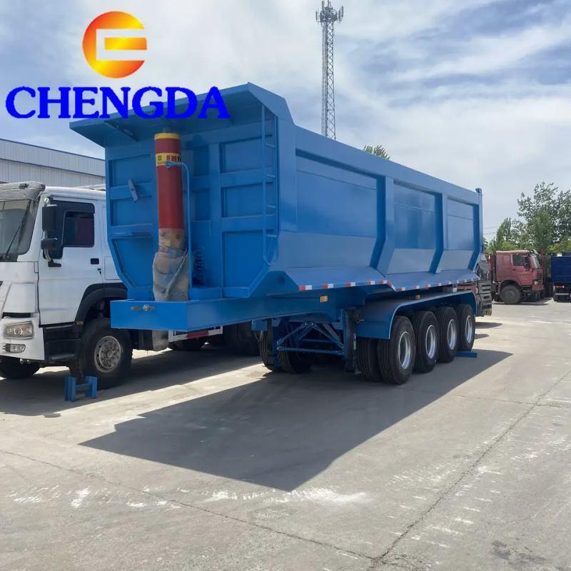 4 Axle Tipping Semi Trailer